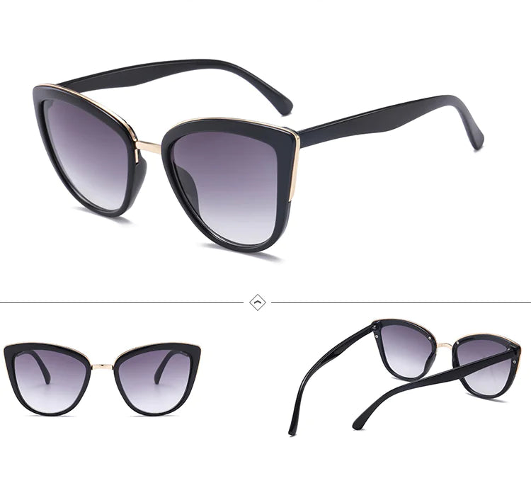 Trendy Cat-Eye Sunglasses with UV Protection for Women