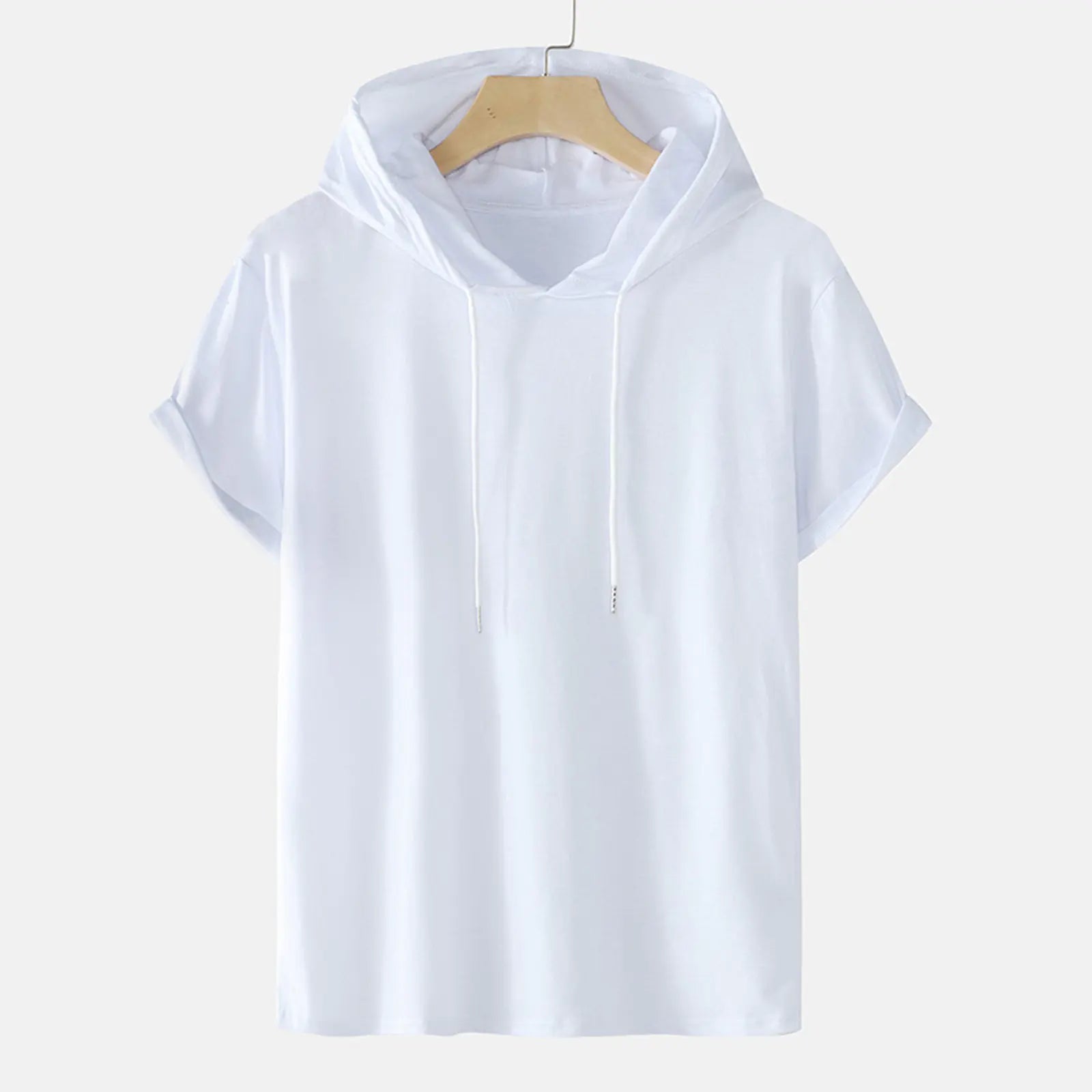 Hooded T-Shirts with Drawstring