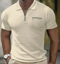 Felix™ Casual Polo Shirt for Men with Zipper Pocket