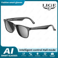 AI Smart Translate Sunglasses Bluetooth Call Noise Canceling Music Play BT Call Translate Smart Glasses for Studying Travaling