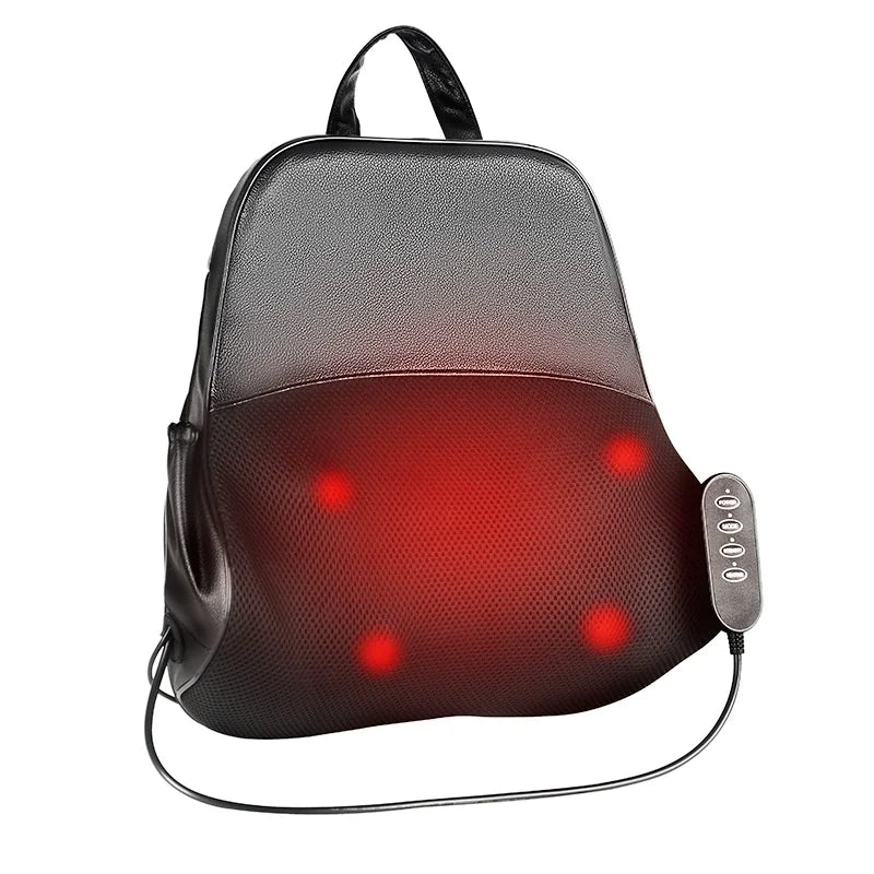 Heated Neck & Back Massager Pillow