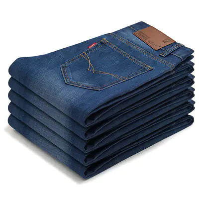 Men's Slim Fit Straight Leg Denim Jeans