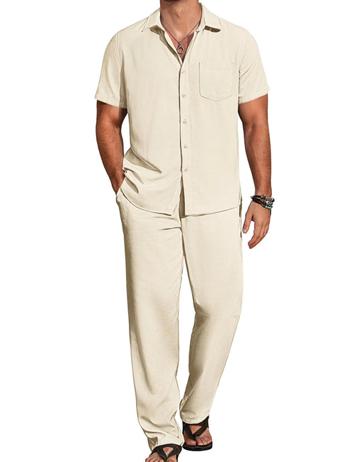 COOFANDY Men Beach Outfits